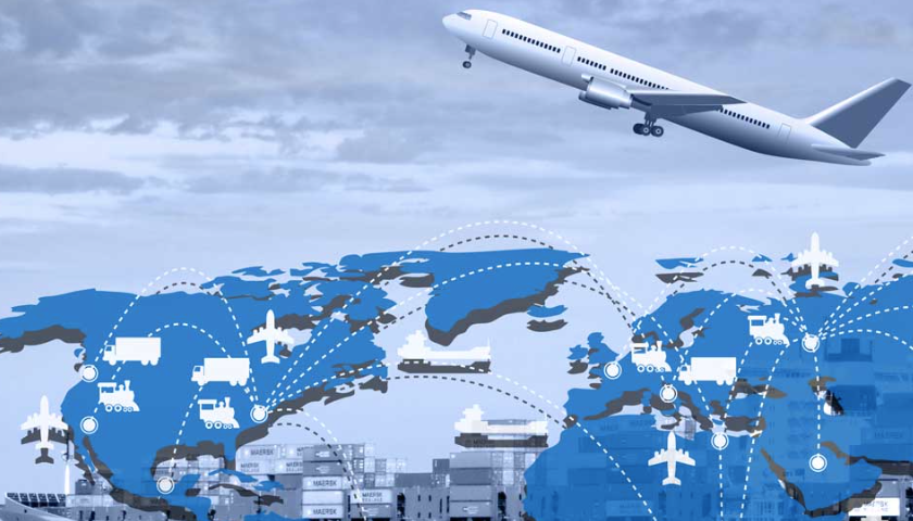 全球空运网络图